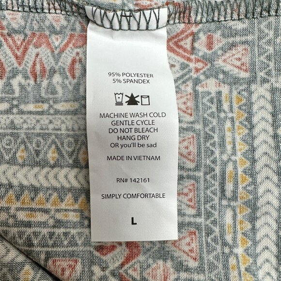 LuLaRoe Retired Julia Dress L Graphic Print Olive Green SS Form Fitting NWT - Picture 5 of 7